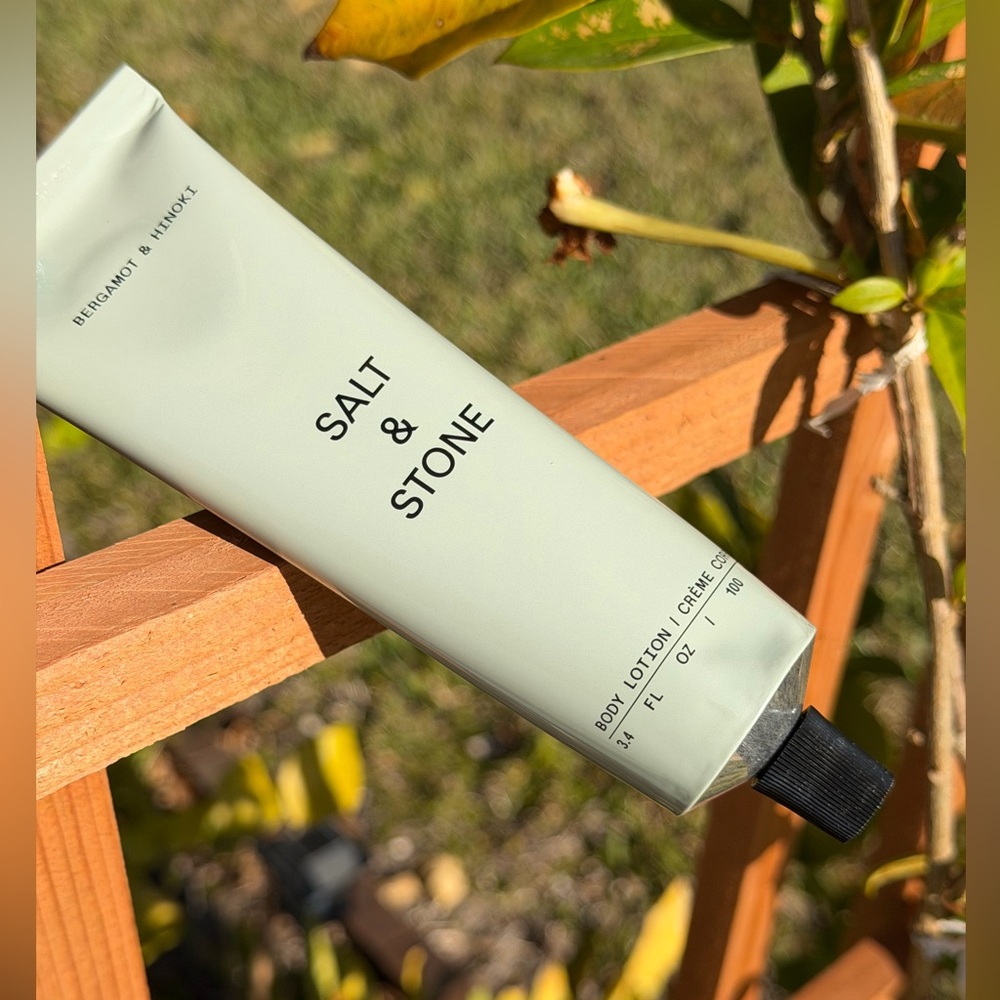 SALT & STONE Contingency Body Lotion In Bergamot & Hinoki Cream - Picture 2 of 15